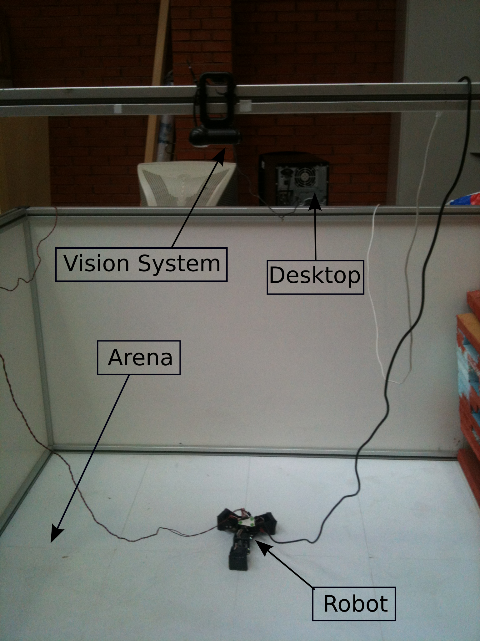 Embodied Evolution Setup